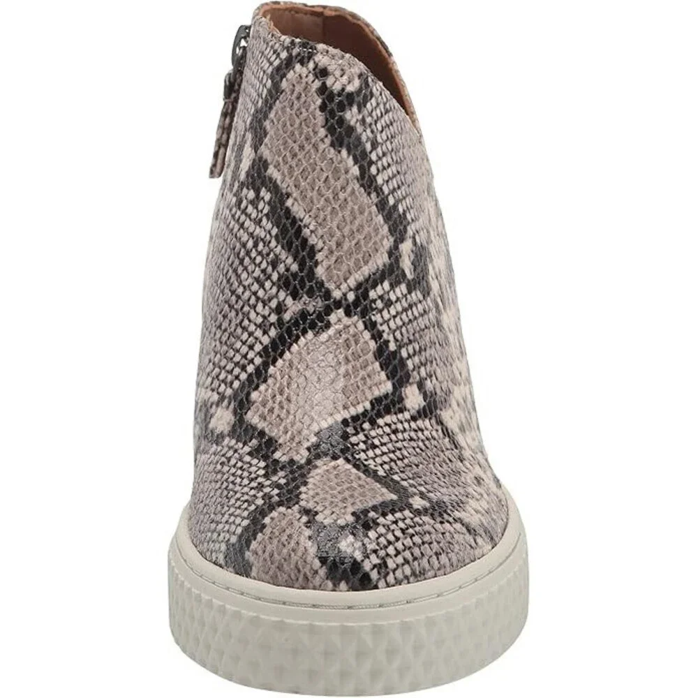 Aerosoles Zirah Shoes Womens US 8.5 Roccia Snakeskin Leather Sneakers JOBB1241